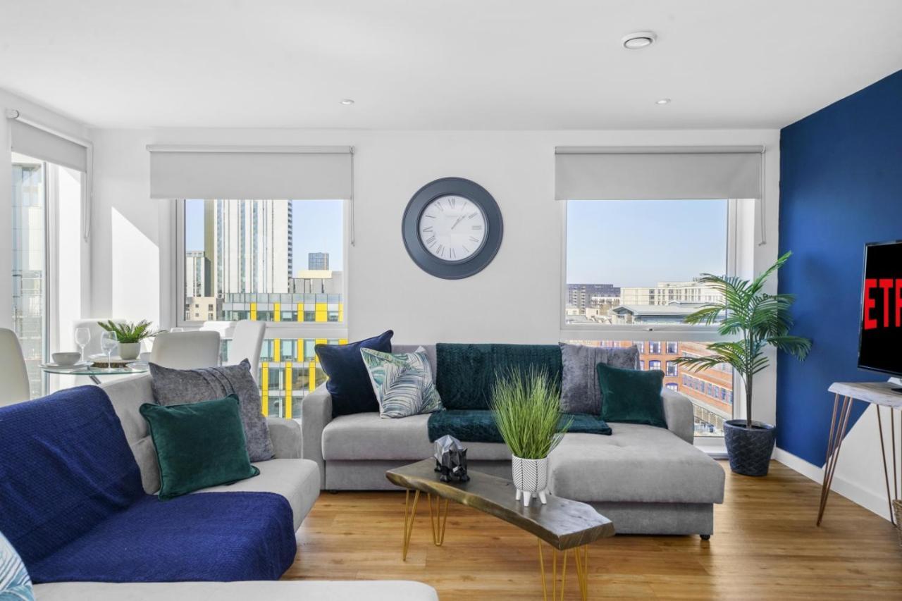 Stunning City Centre Penthouse - Sleeps 10 - Parking Mánchester Exterior foto